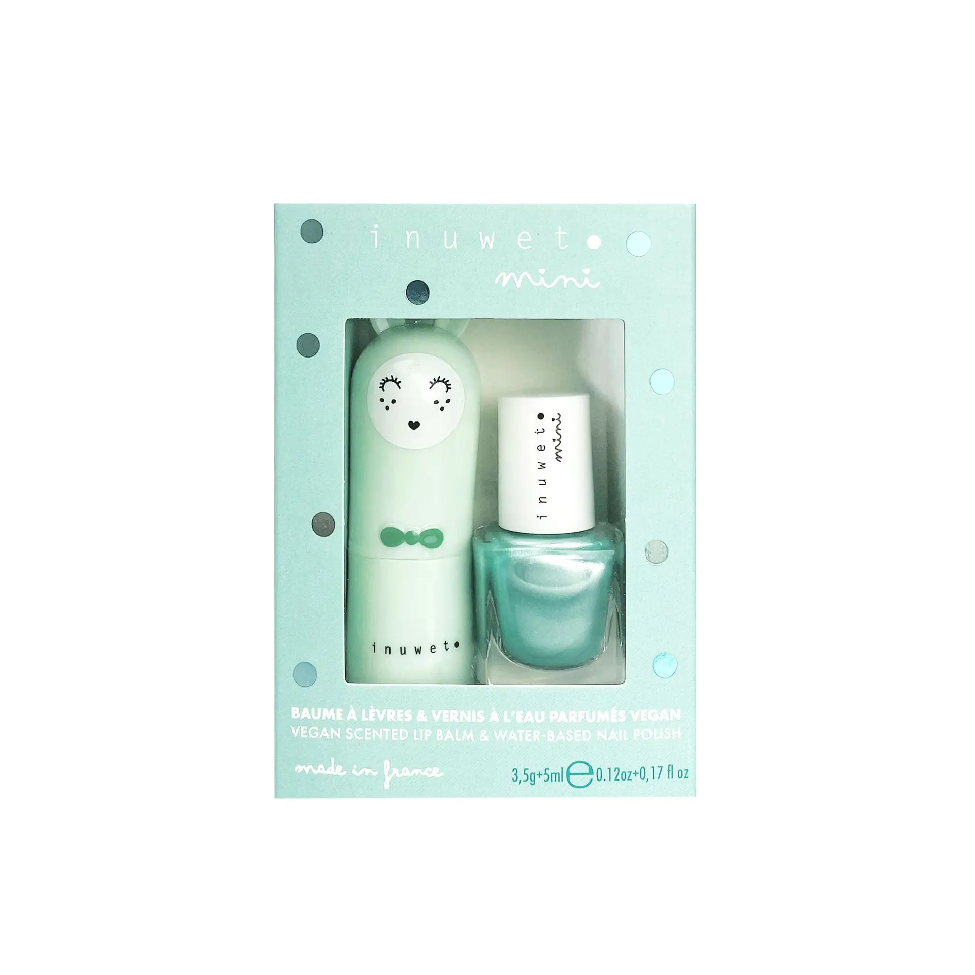 Set de labial + pintauñas al agua - MANZANA