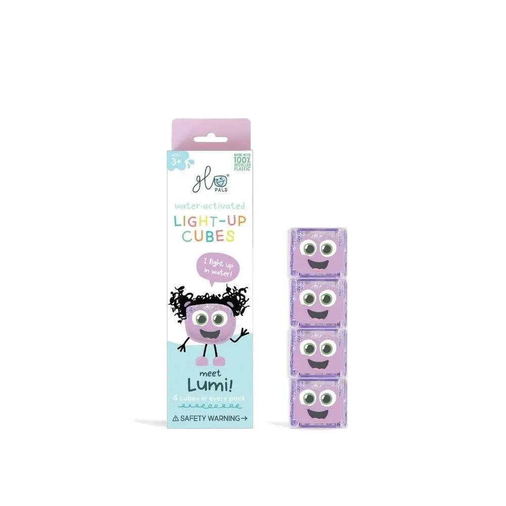 Cubos luz LUMI Lila - 4 uds