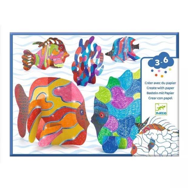 Crear con papel Bajo las olas