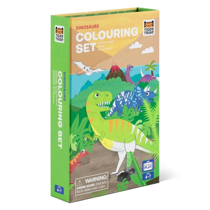 Set para colorear - Dinos