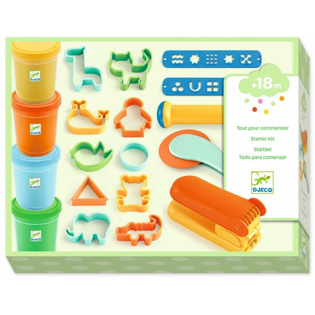 Set de pasta moldear con accesorios