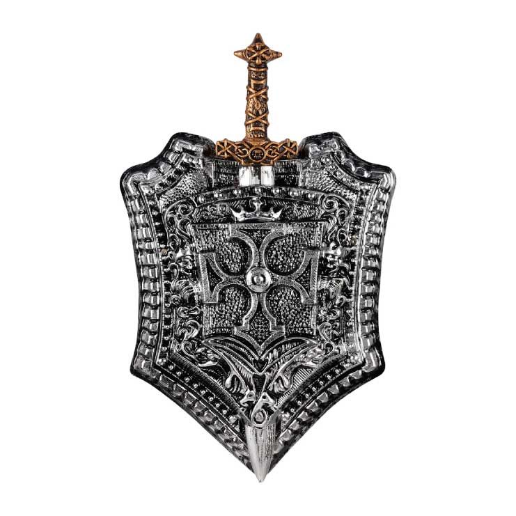 Conjunto escudo y espada