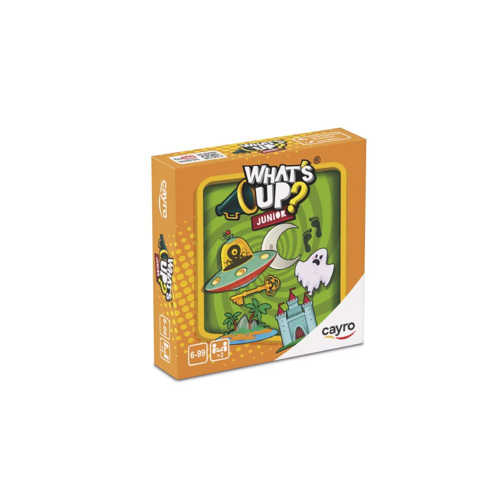Mini juego de cartas · WHAT'S UP? JUNIOR