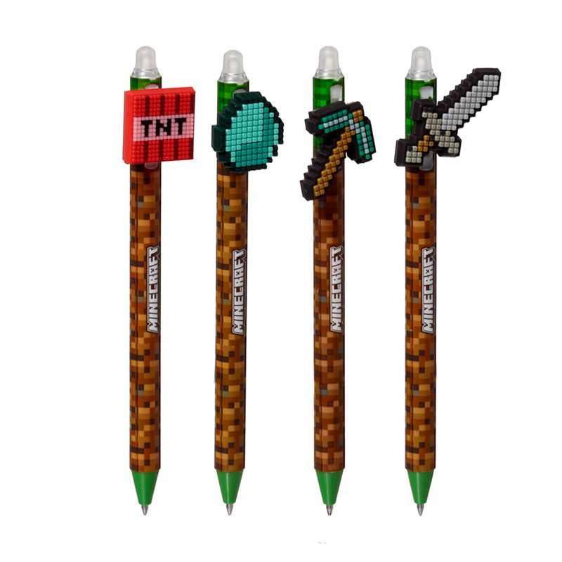 Bolígrafo borrable MINECRAFT