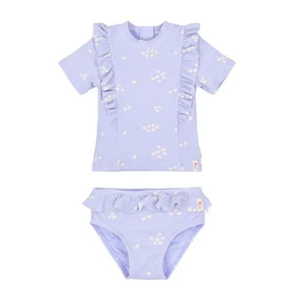 Conjunto baño manga corta · Lavender