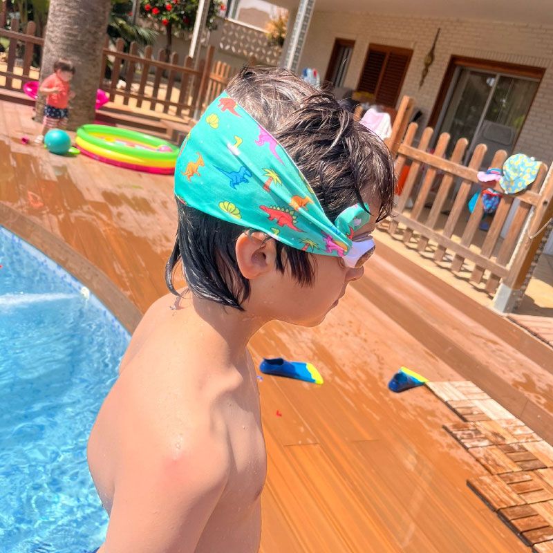 Gafas de buceo Antitirones Azul/Dinos