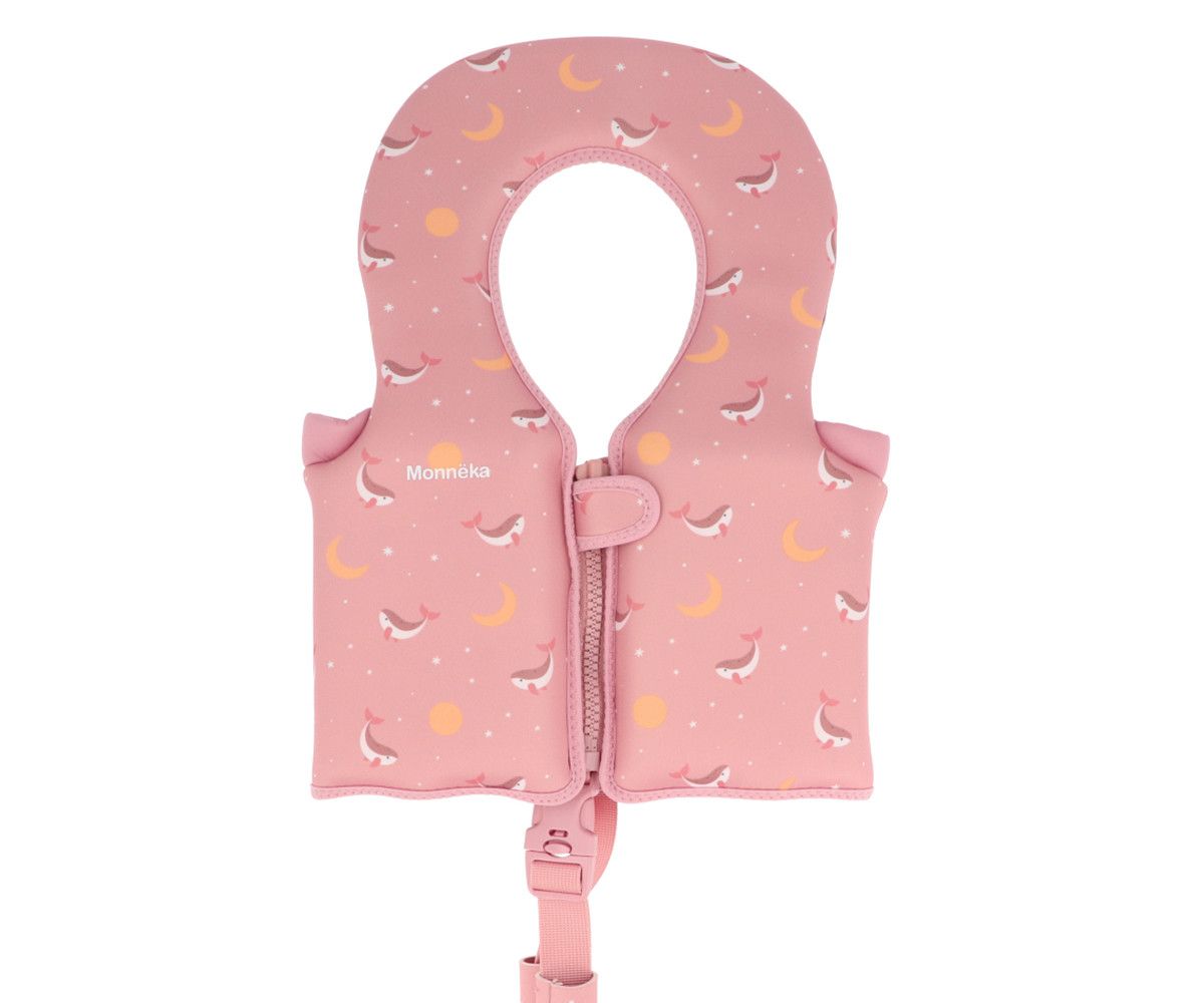 Chaleco Flotador Aprendizaje Pequeño · Whale Pink