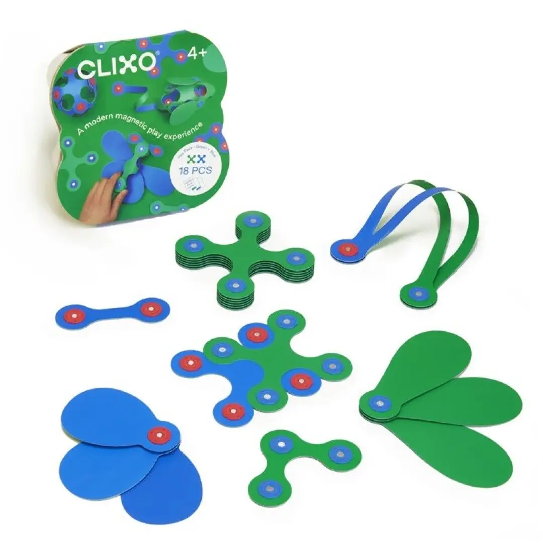 Clixo - Itsy Pack - Verde/Azul - 18pzas