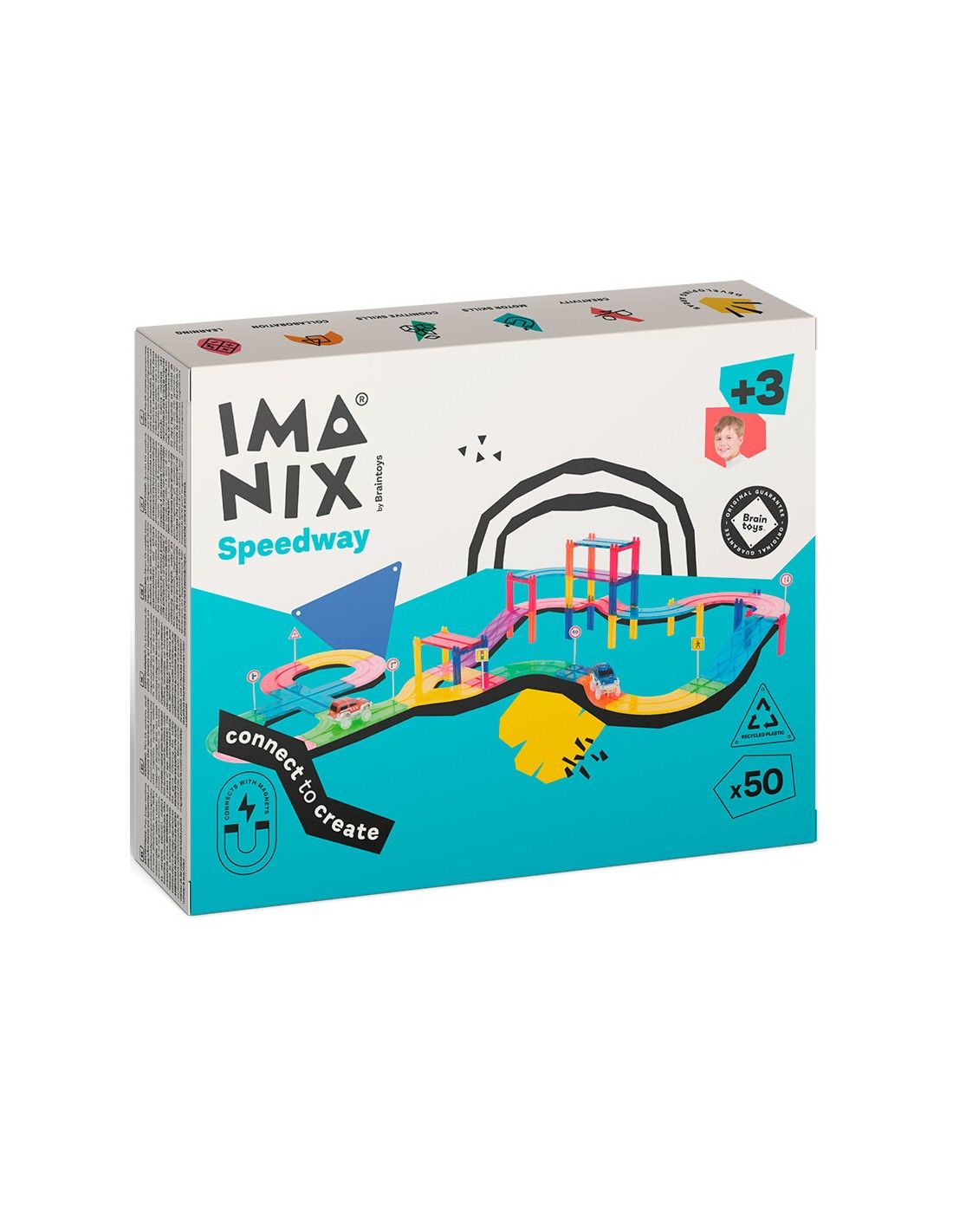 Imanix Pista de Carreras 50 piezas