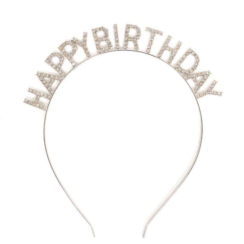 Diadema Diamantes Happy Birthday