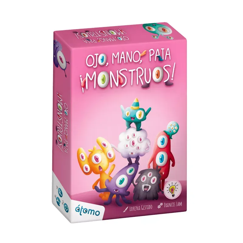 OJO, MANO, PATA, MONSTRUO · Juego de cartas de cálculo