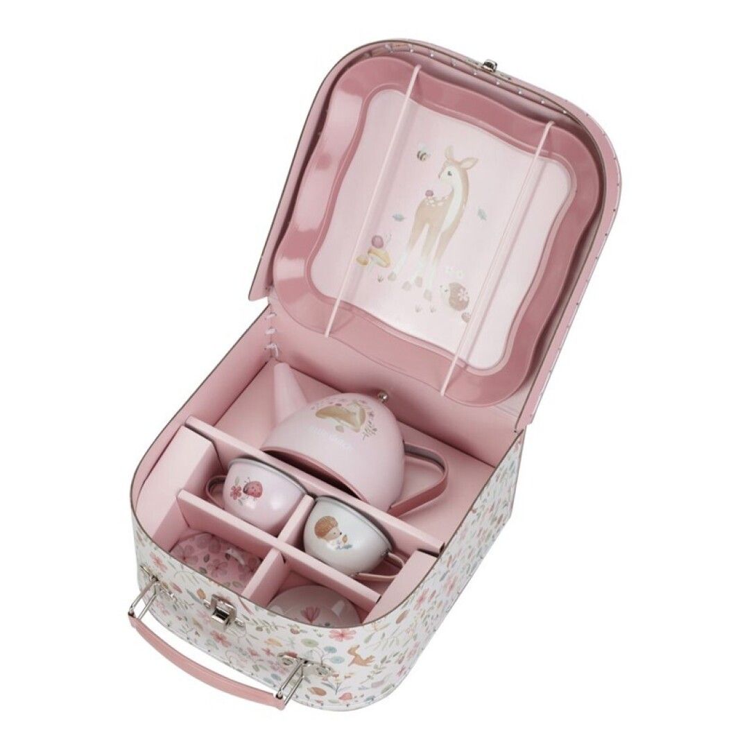 MALETA CON SET DE TÉ · GARDEN