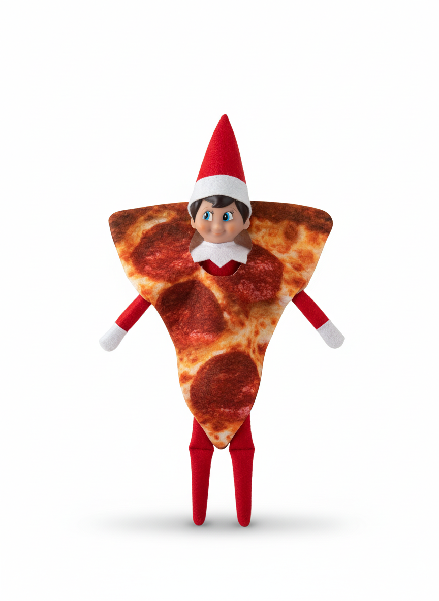 Disfraz Pizza para Elfo