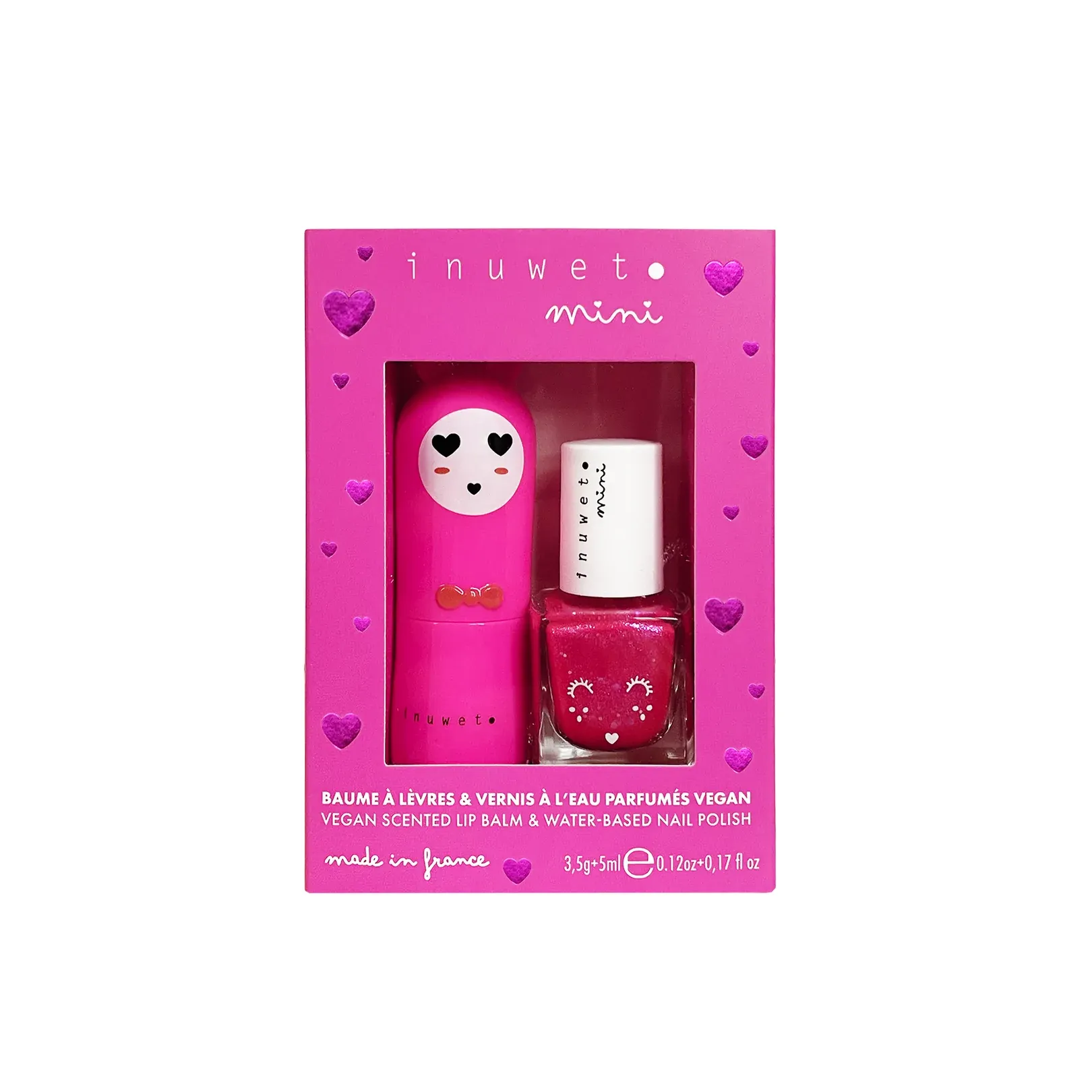 Set de labial + pintauñas al agua - CEREZA y FRESA