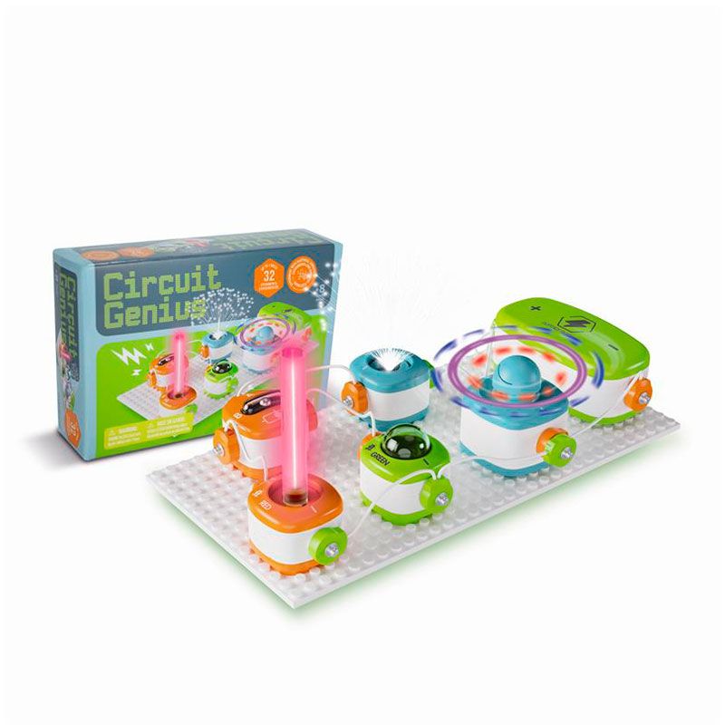 Juego de lógica electrónico · CIRCUIT GENIUS
