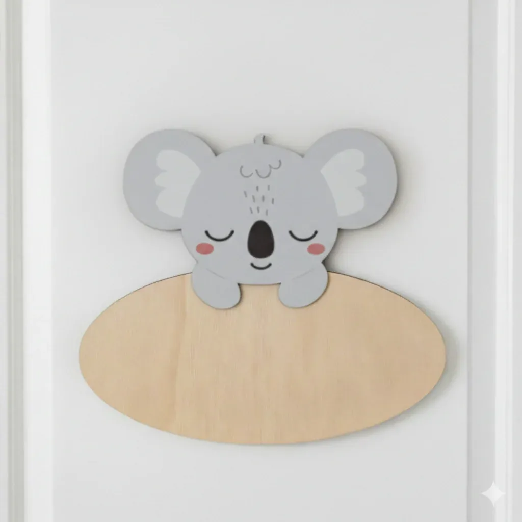 Placa Koala con Kit de letras