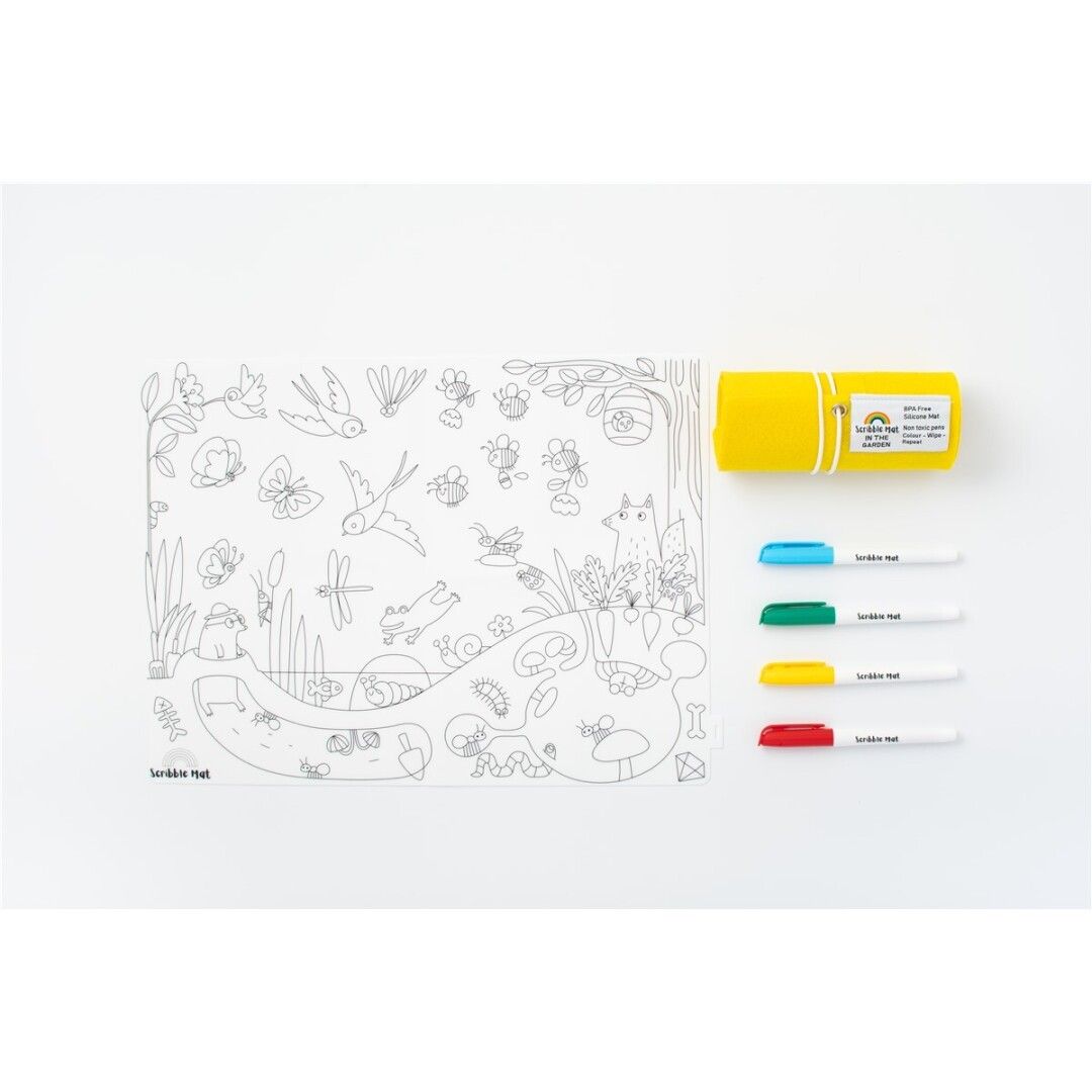 Mantel silicona para pintar · En el jardín. 4 rotus