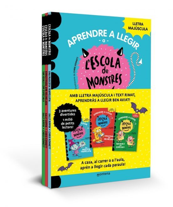 Pack Escola de monstres - Llibres 1, 2 i 3