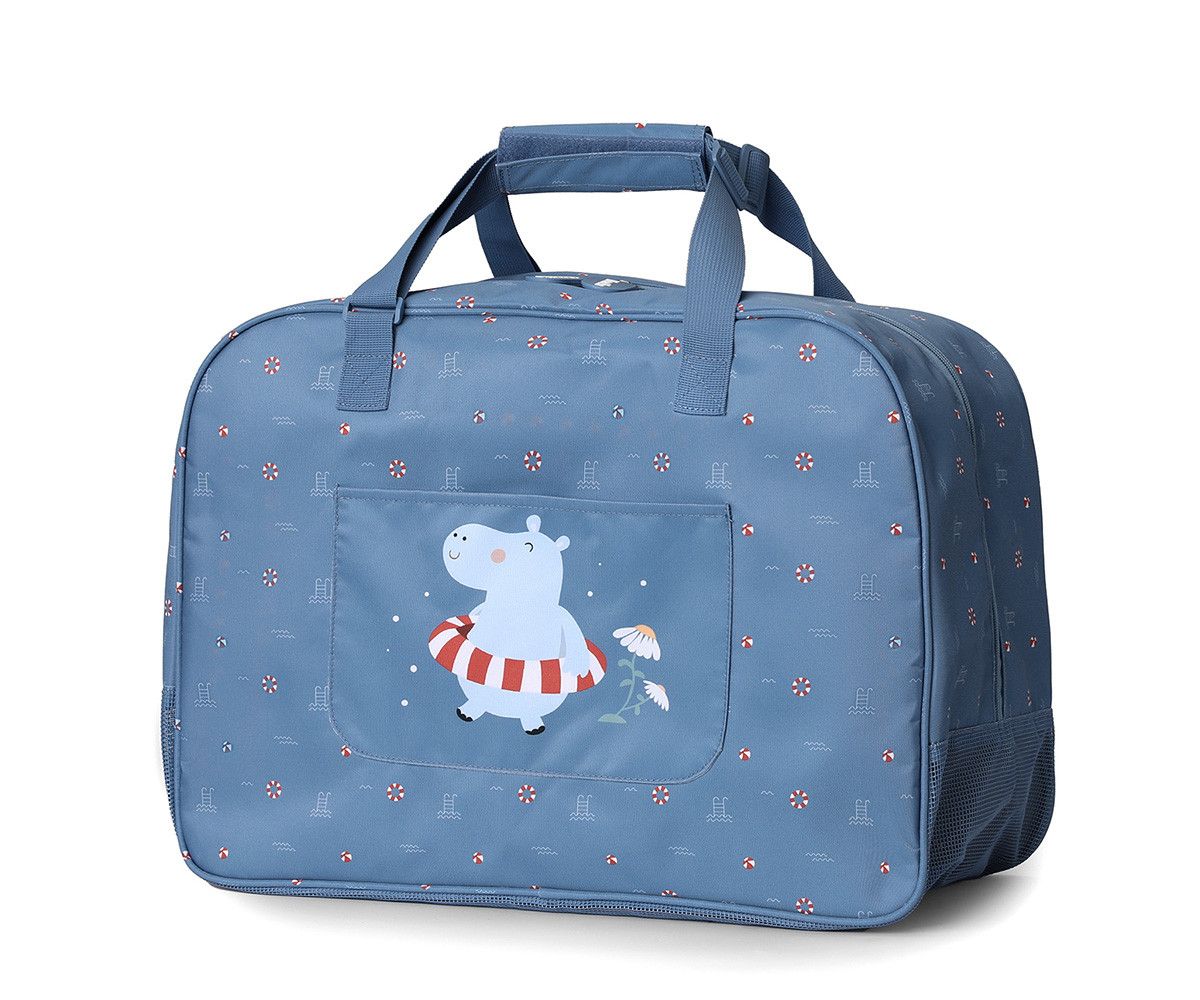 Bolso de Playa con Rejilla Hippos